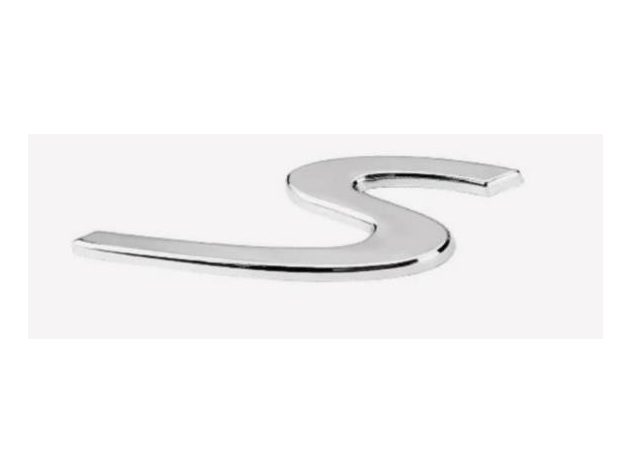 S Yazı (crom ) (3,5CMX6,8CM) – Porsche