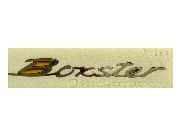 Yazı Boxster (18.5CM) (crom) – Porsche