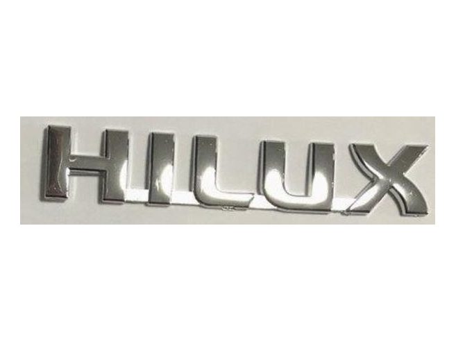 Yazı Hilux Çamurluk (E.M.) (3CM*19 CM) Crom – Toyota