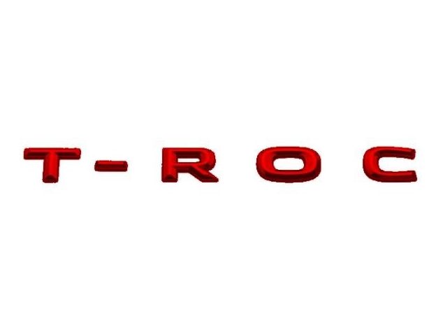 Yazı T-ROC Kırmızı – Volkswagen