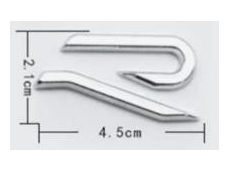 Yazı R 2.1-4.5 Cm Küçük Krom – Volkswagen