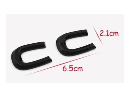 Yazı CC 2.1-6.5 Cm Siyah – Volkswagen