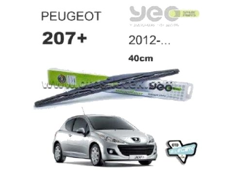 PEUGEOT 207+ ARKA SİLECEK 2012->
